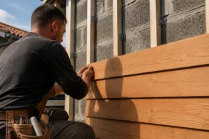 pose-bardage-bois-sur-parpaing